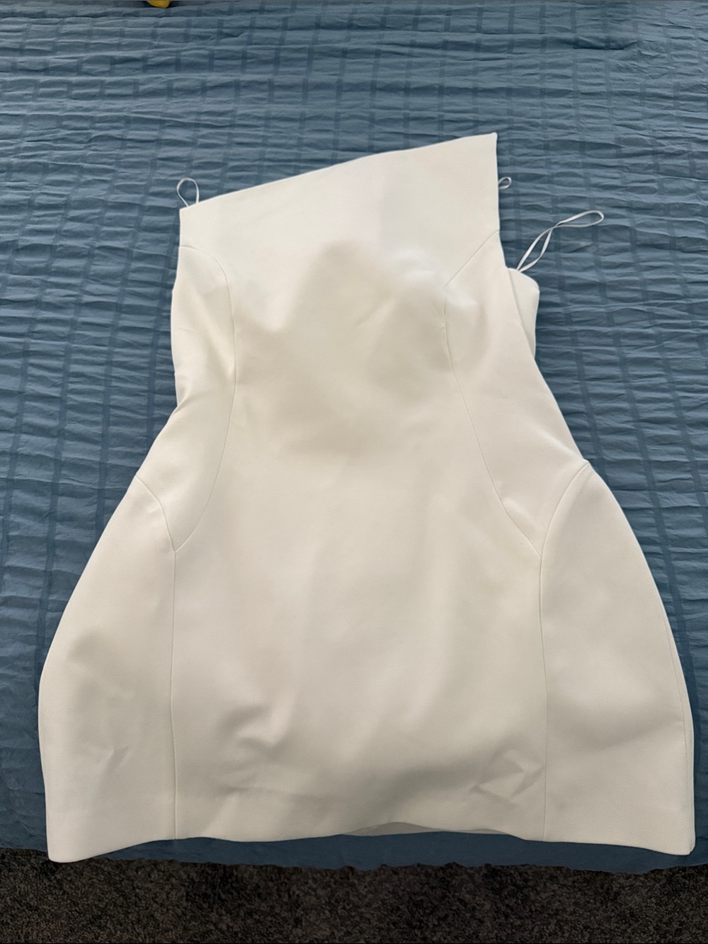 Zara asymmetric neck mini dress - Picture 7 of 9